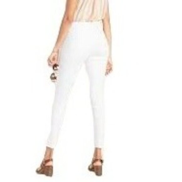 (5 for $25) Old Navy Mid-Rise Pop Icon Skinny Jeans in Bright White Size 2 - Picture 2 of 7